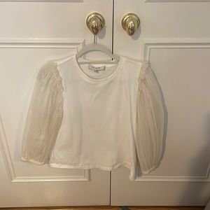 Sea Ny puff sleeve top